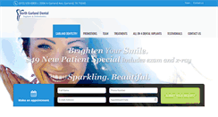 Desktop Screenshot of garland-dental-office.com